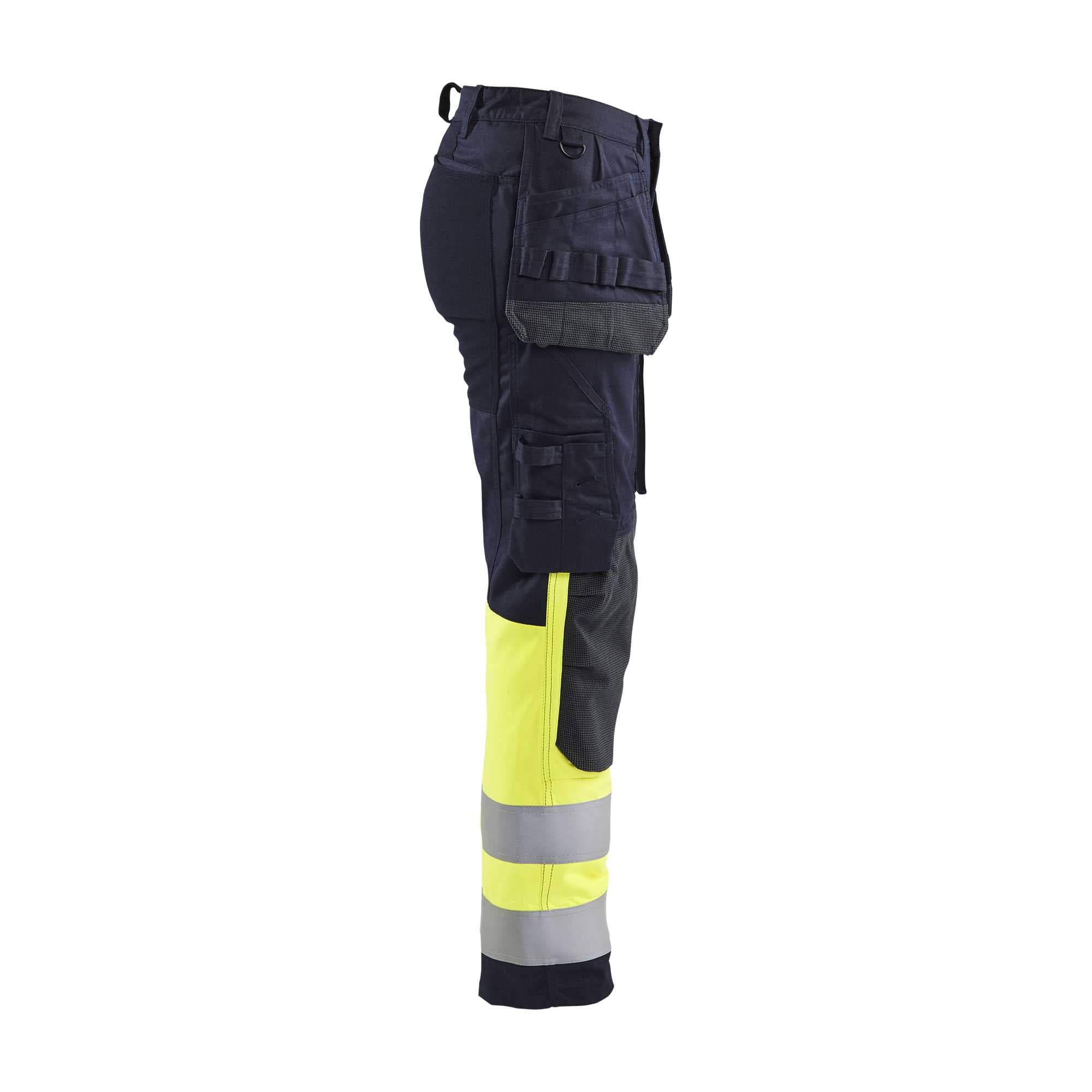 BLAKLADER 71851512 | Women's Multinorm inherent trousers with Stretch Hi Vis Reflective Work Trousers Women - Ripstop Fabric